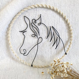 Cheval de profil