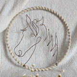 Cheval de profil
